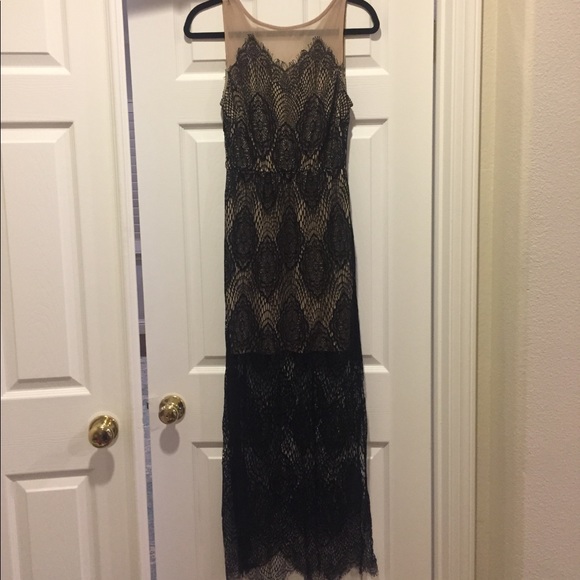Poetry Dresses & Skirts - Poetry sexy black illusion eyelash lace long dress